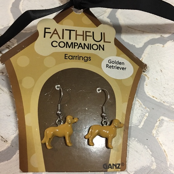 Faithful Companion Jewelry - Faithful Companion Golden Retriever Earrings NWT Faithful Companion Jewelry - Faithful Companion Golden Retriever Earrings NWT